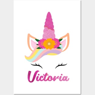 Name victoria unicorn Posters and Art
